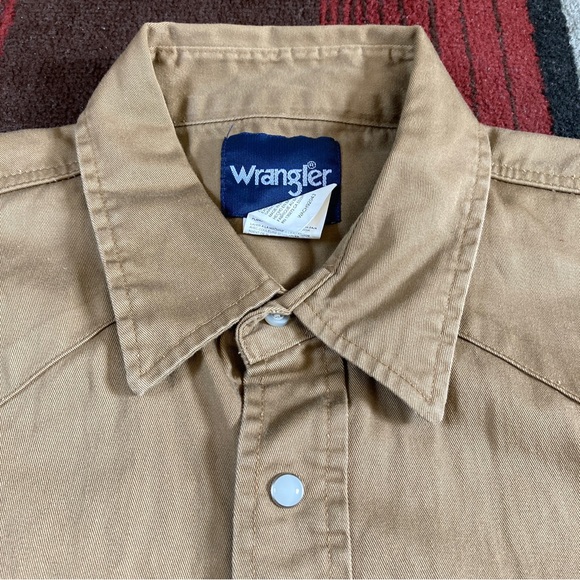 Wrangler Rawhide Pearl Snap Shirt Long Sleeve Western Rancher Cowboy Men's 2XLT - Picture 5 of 11